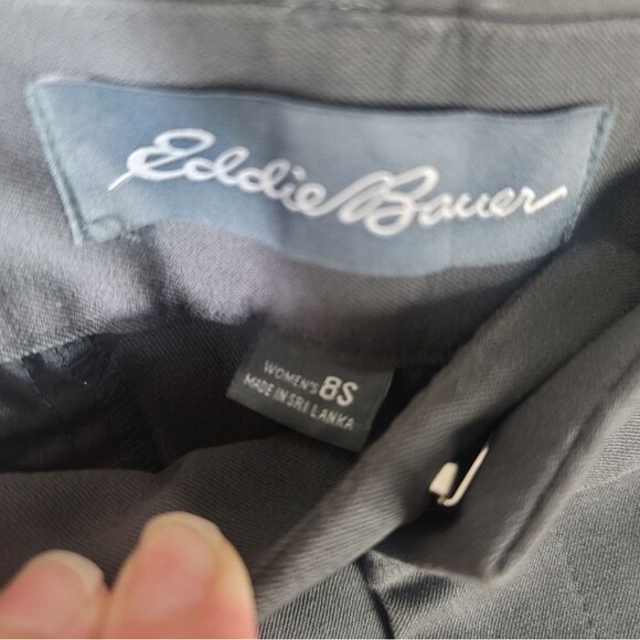 Eddie Bauer Womens Grey Curvy Fit Pants Size 8 Short - Picture 6 of 16